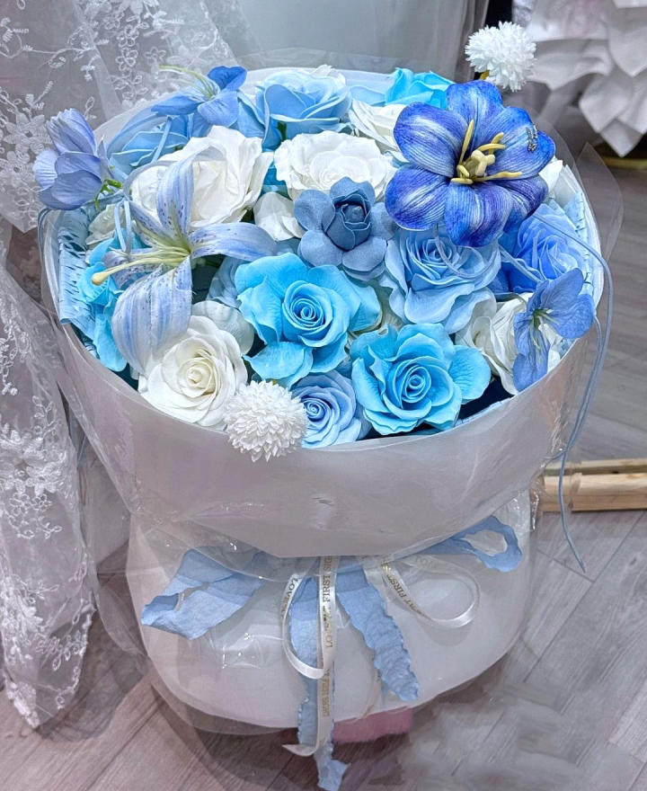 bó hoa sáp đẹp, bó hoa sáp thơm, hoa sáp thơm