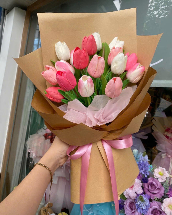 bó hoa sáp đẹp, bó hoa sáp thơm, hoa sáp thơm