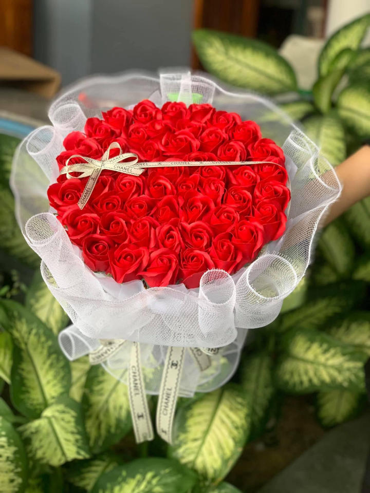 bó hoa sáp đẹp, bó hoa sáp thơm, hoa sáp thơm